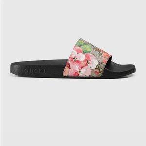 GG Blooms Supreme floral slide sandal